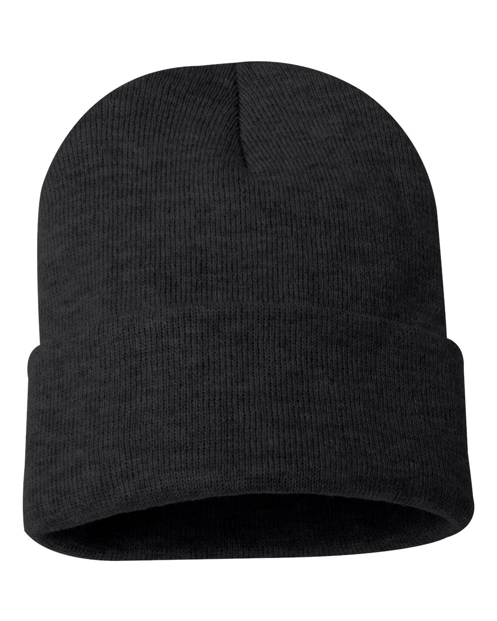 Custom Faux Leather Patch - Beanie